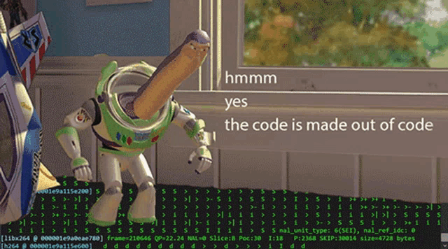 toy story floor meme developer code edition